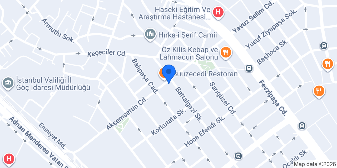 متحف فلسطين في اسطنبول konumu