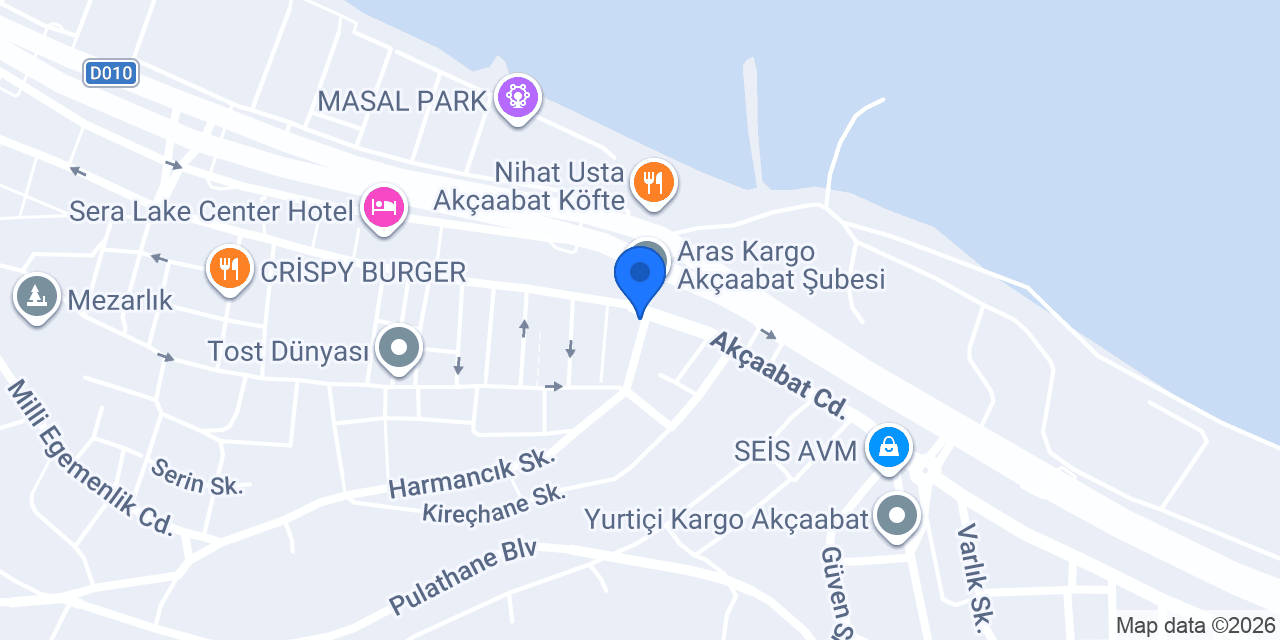 Kümes Chicken Döner Akçaabat konumu