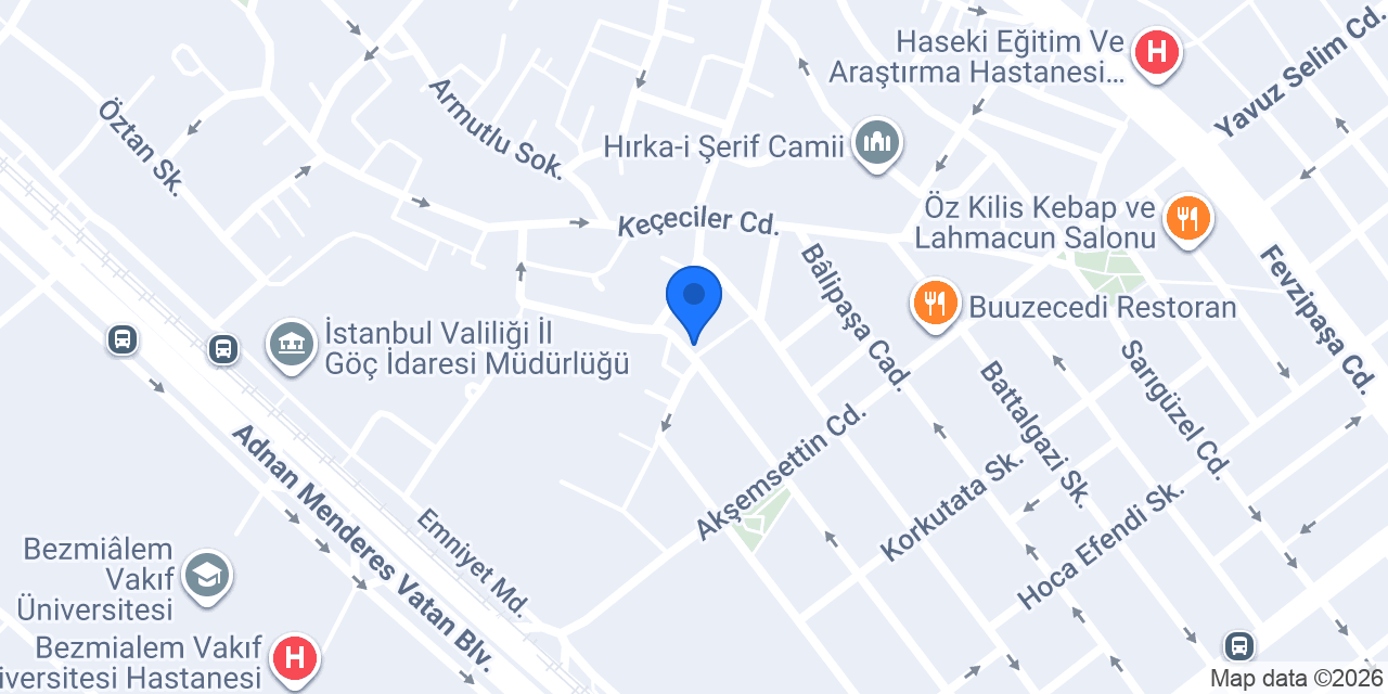 Şok Market konumu