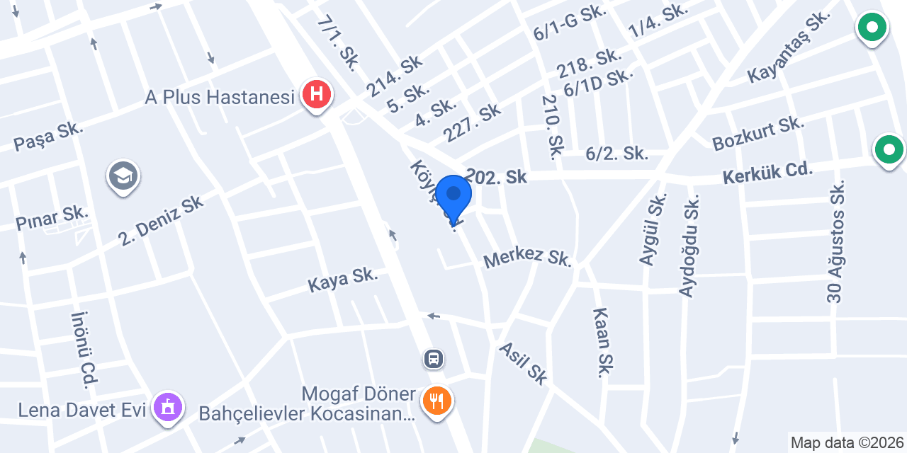 Memet Usta Auto Service konumu
