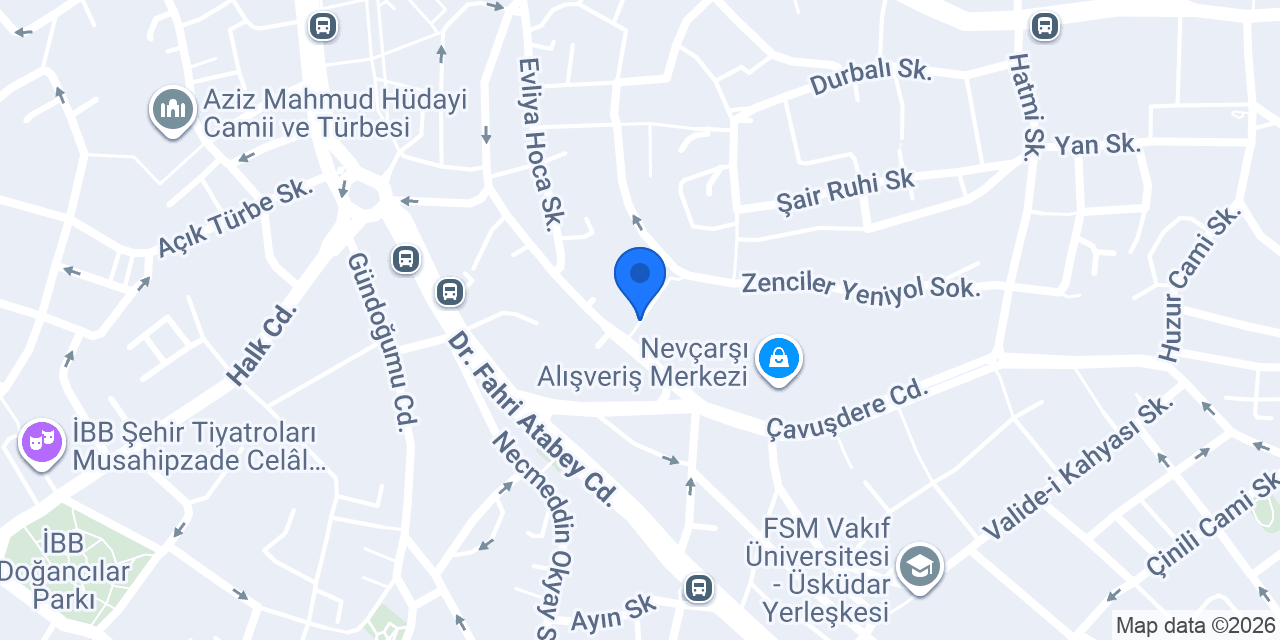Nevbahar Üsküdar konumu