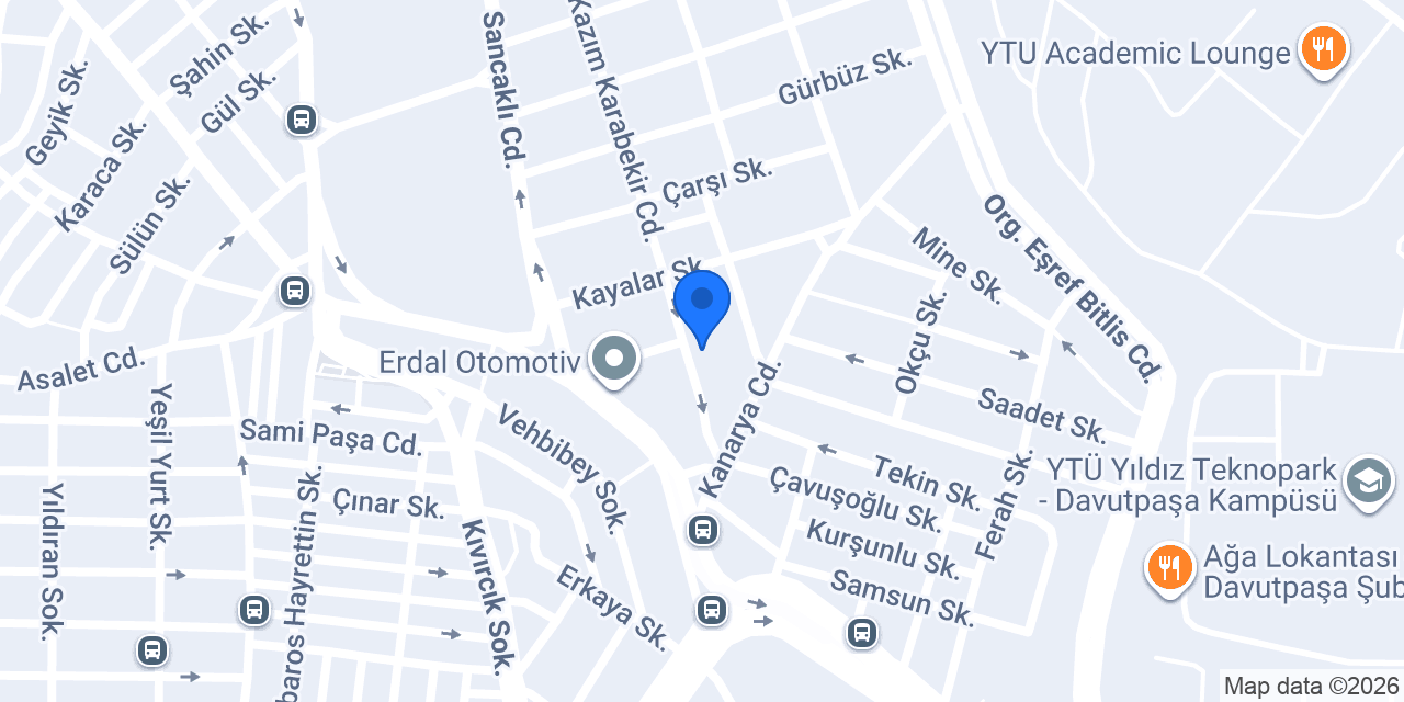 Amg Fermuar konumu