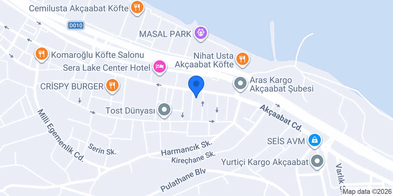 Pastamore Cafe konumu