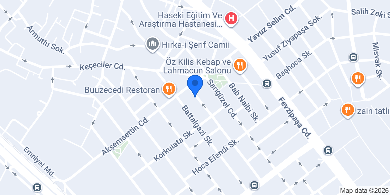 Çınar Yapı Dekorasyon konumu
