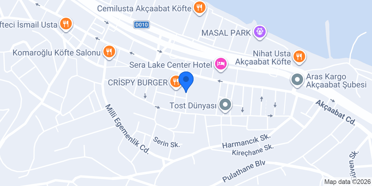 Akçaabat Psikoteknik Değerlendirme Merkezi konumu