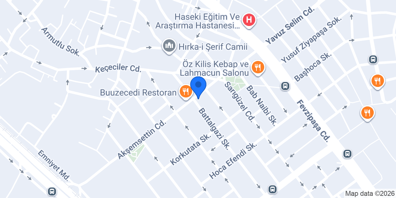 Nureddin Tatlıları konumu