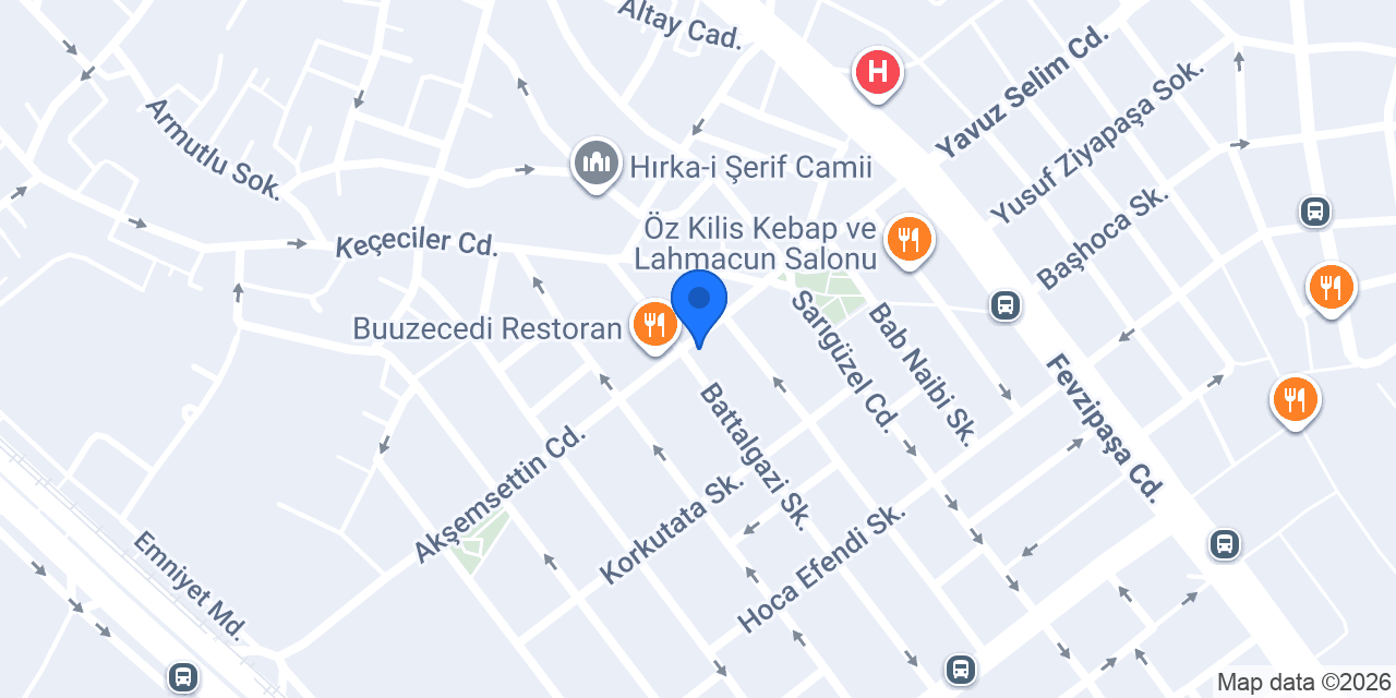 Fatih Sultan Bazaar konumu