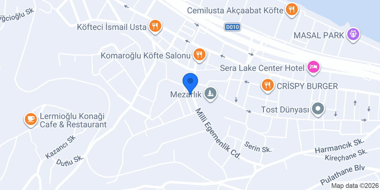 AKÇAABAT İŞLER KİTABEVLERİ konumu