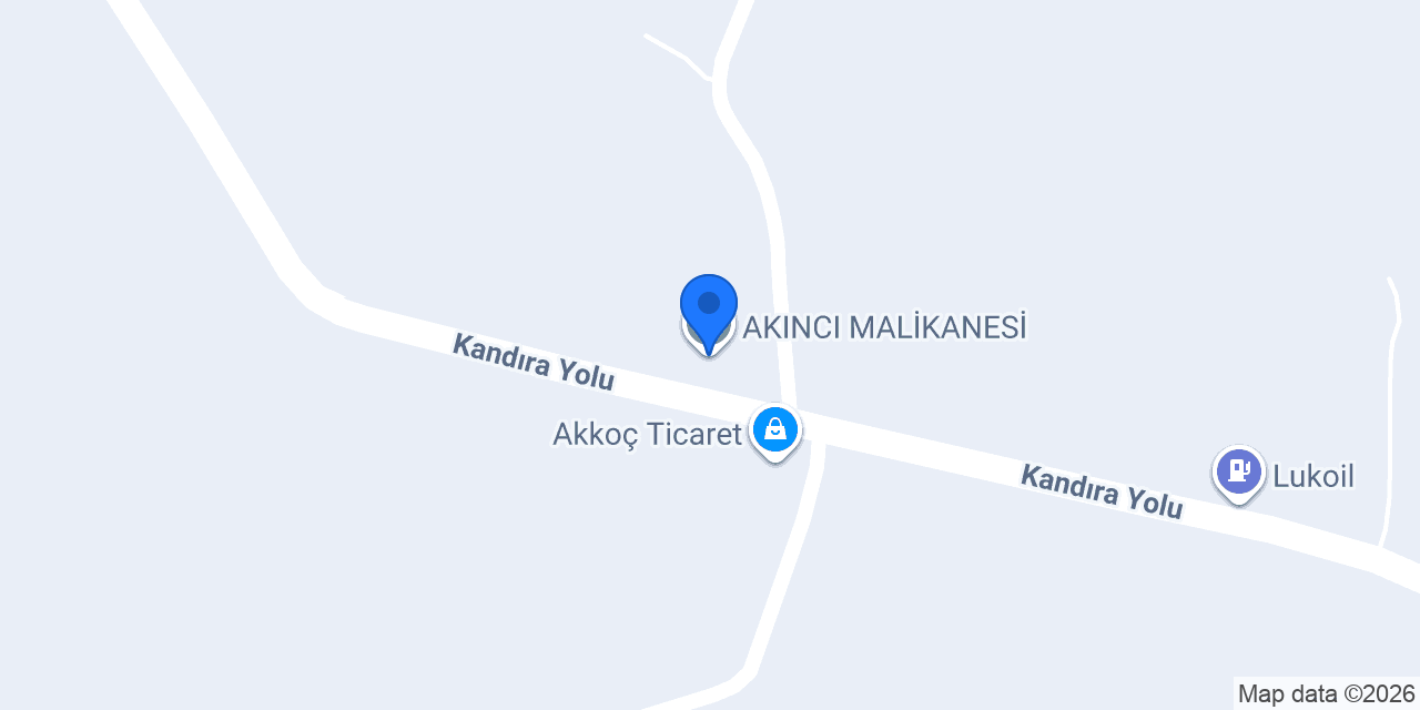 AKINCI MALİKANESİ konumu