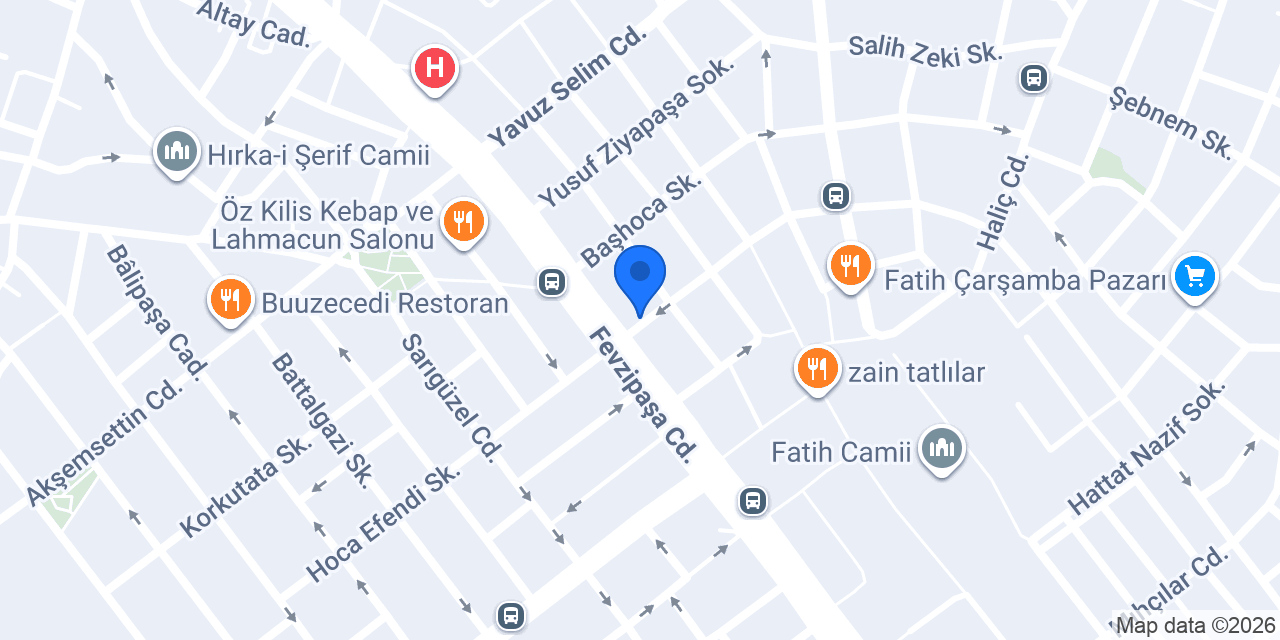 Bereket Turizm konumu