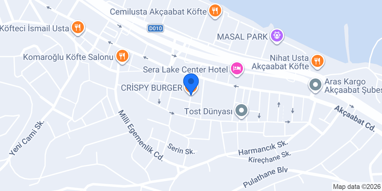 CRİSPY BURGER konumu