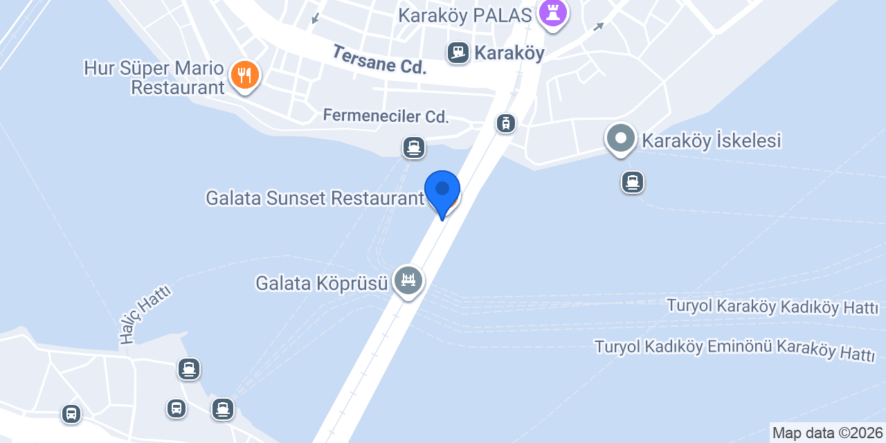 Galata sarnıç cafe konumu