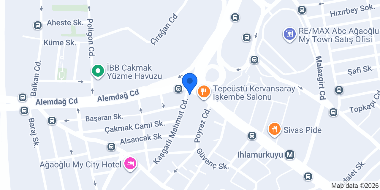 Damak Tekel konumu