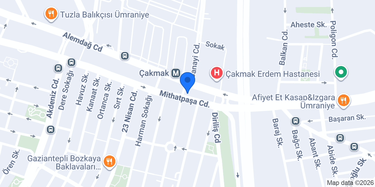 Başak Oto Lastik konumu