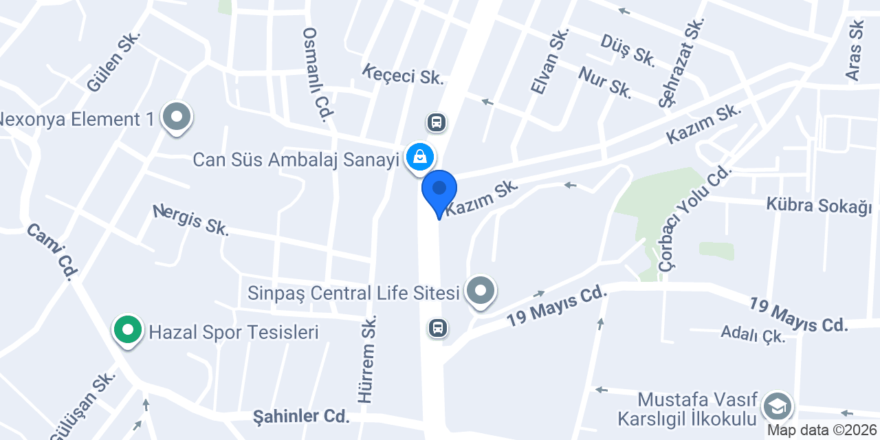 Mahsen Gıda Tekel konumu