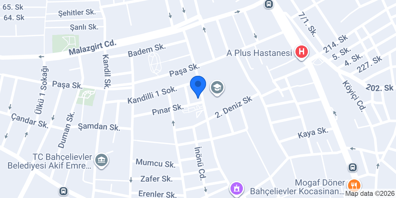 Oku Taşımacılık konumu