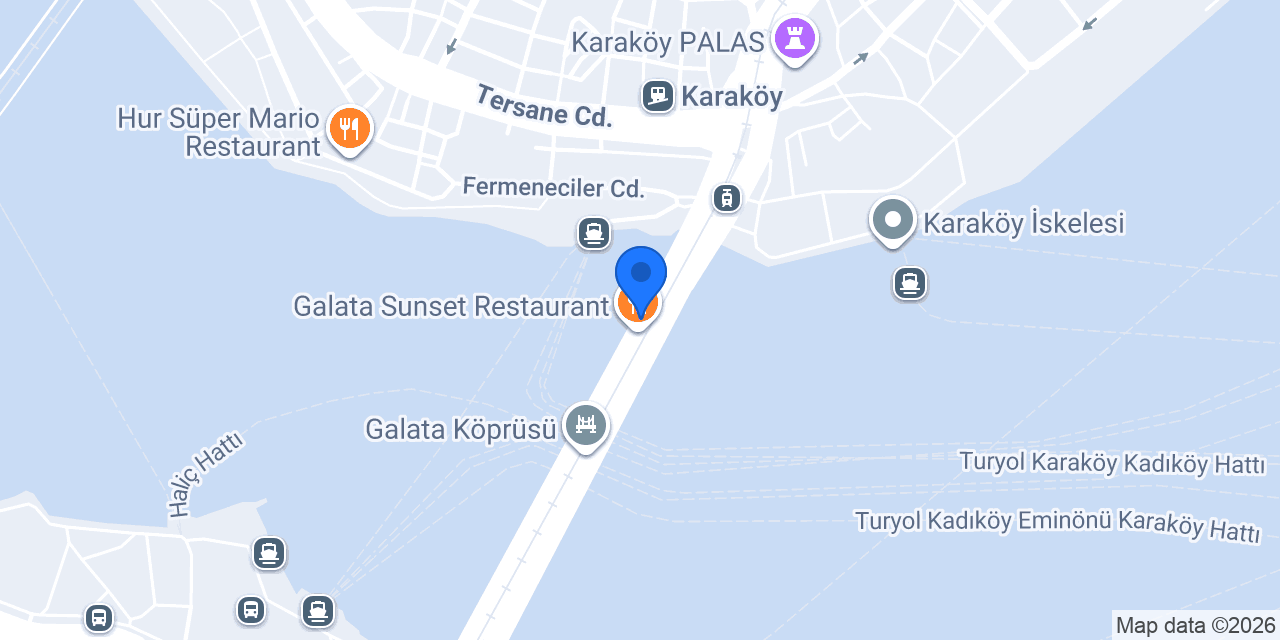 Kupa bar ve restorant konumu