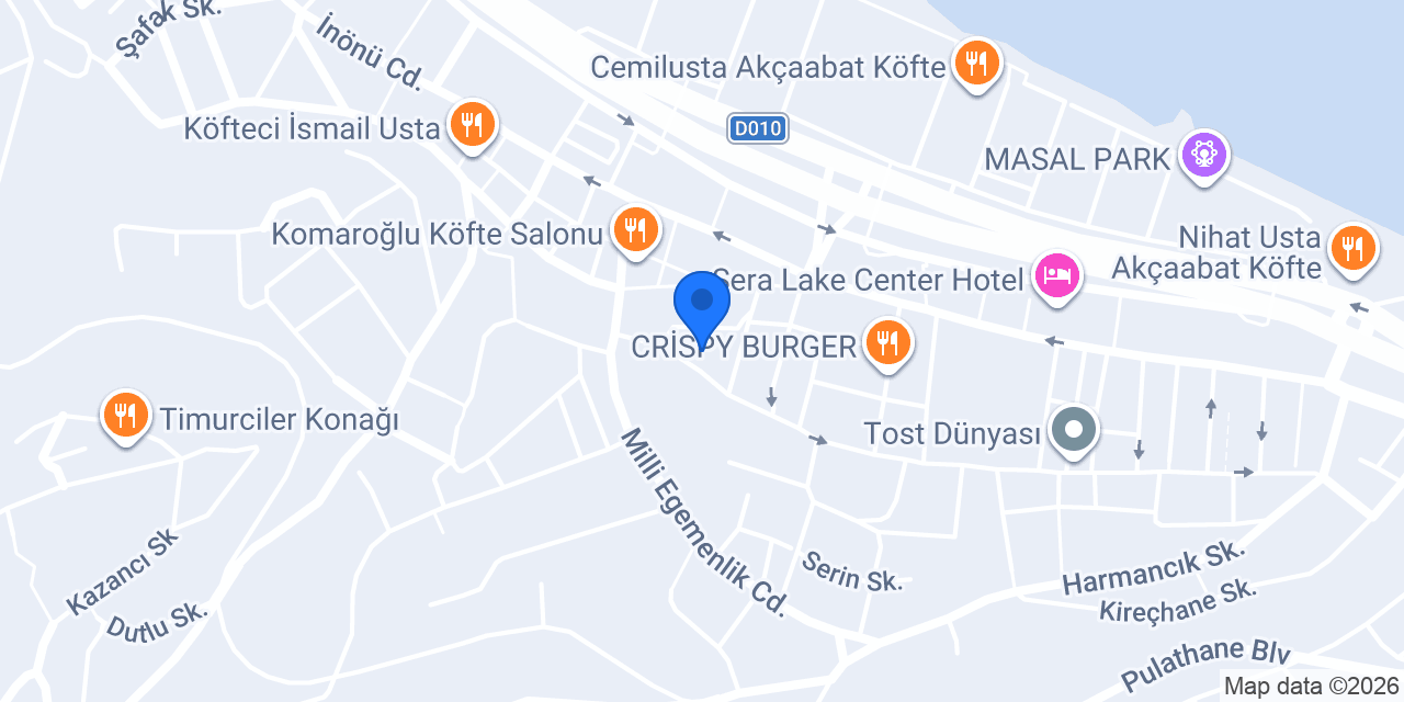 Akçaabat İlçe Sağlık Müdürlüğü konumu