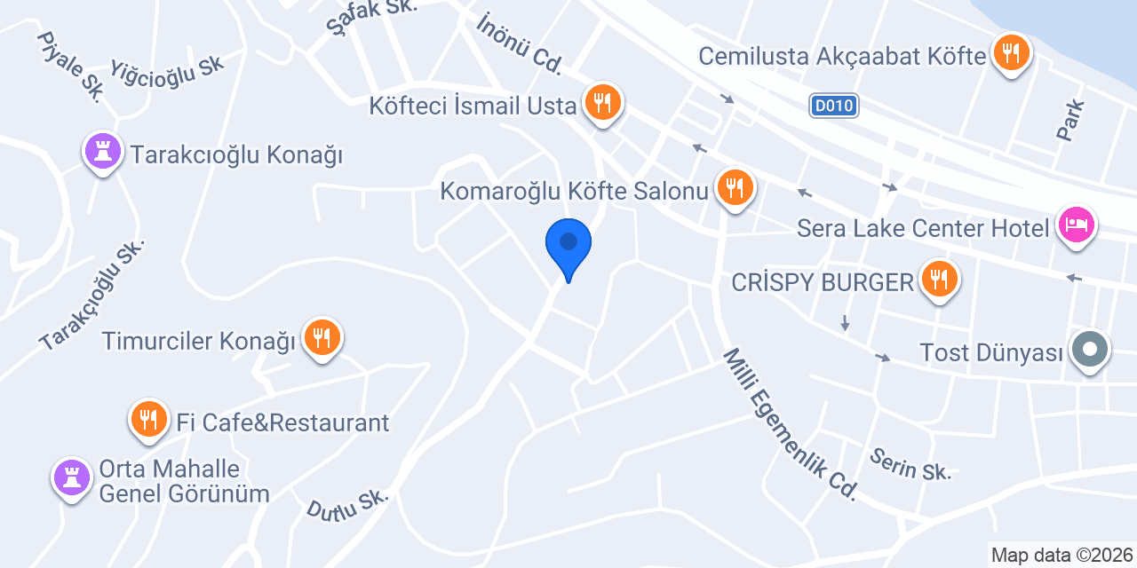 Trabzon Akülü Araba Teknik Servis konumu