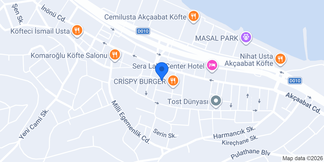 Akça Veteriner konumu