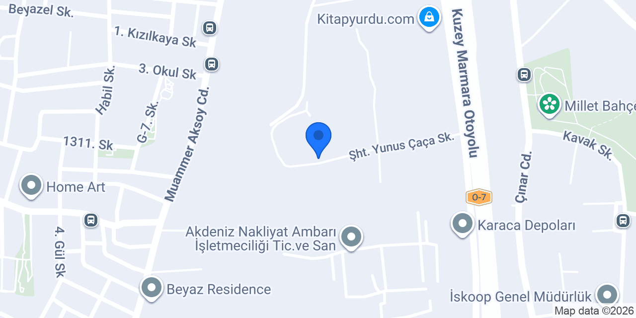 ISTANBULOGISTICS GROUP HALKALI konumu