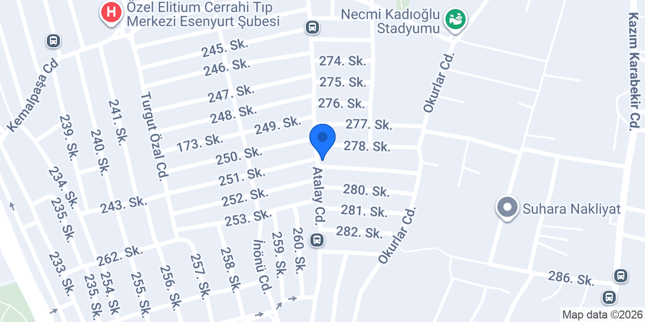 Ateş Ticaret konumu