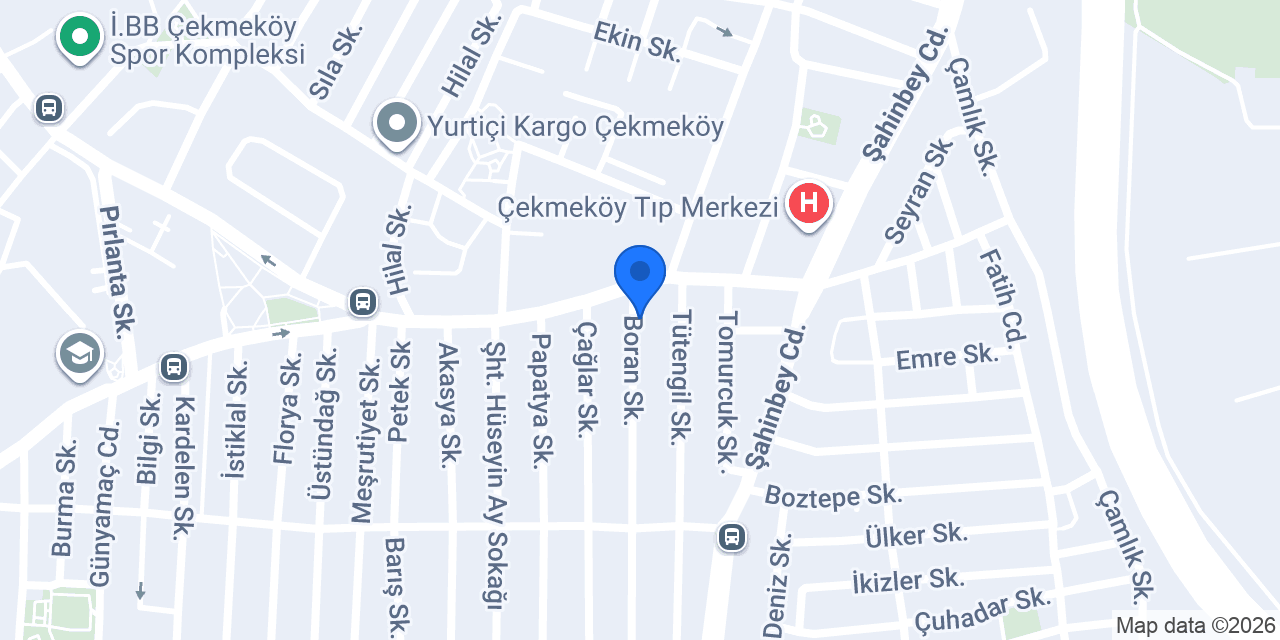 Çekmeköy Küre Veteriner Kliniği konumu