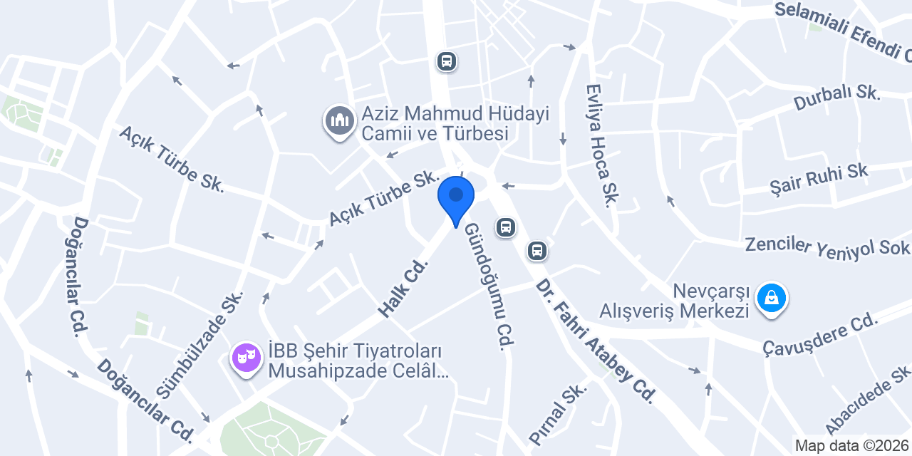 Garanti BBVA Üsküdar Şubesi konumu