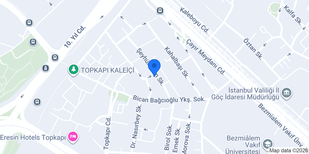 Topkapı İLAÇLAMA | Böcek İlaçlama Şirketi İletişim konumu