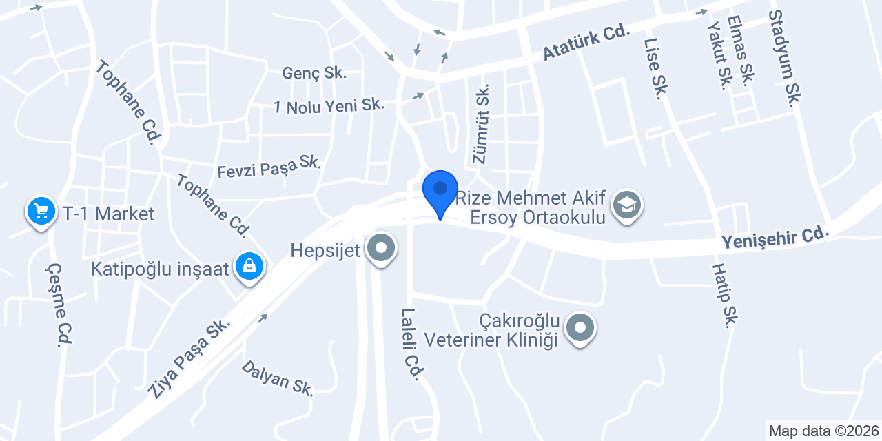 Yıkamacı konumu