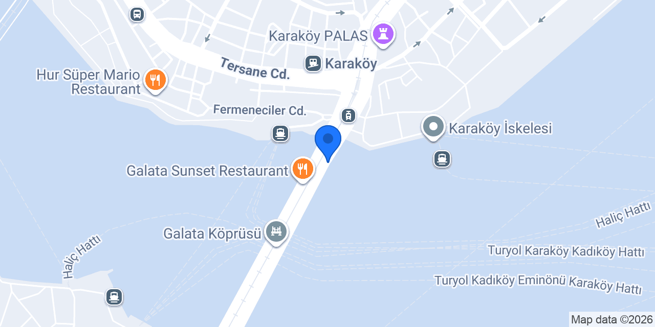 Galata Altın Balık konumu