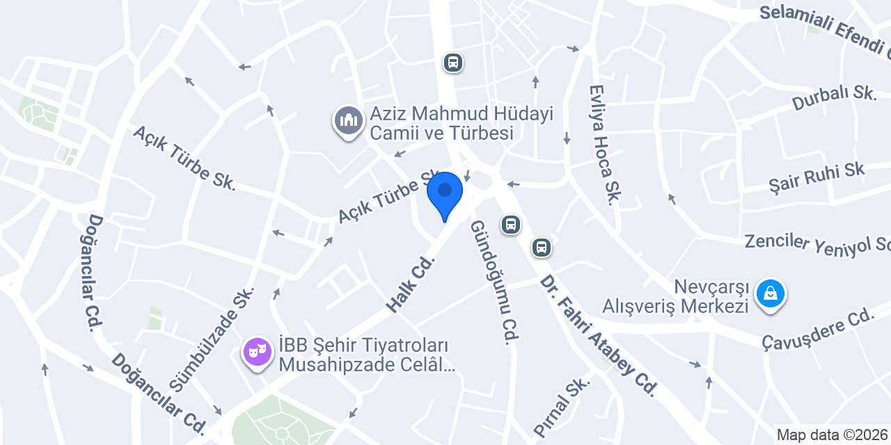 Akbank - Üsküdar Şubesi konumu