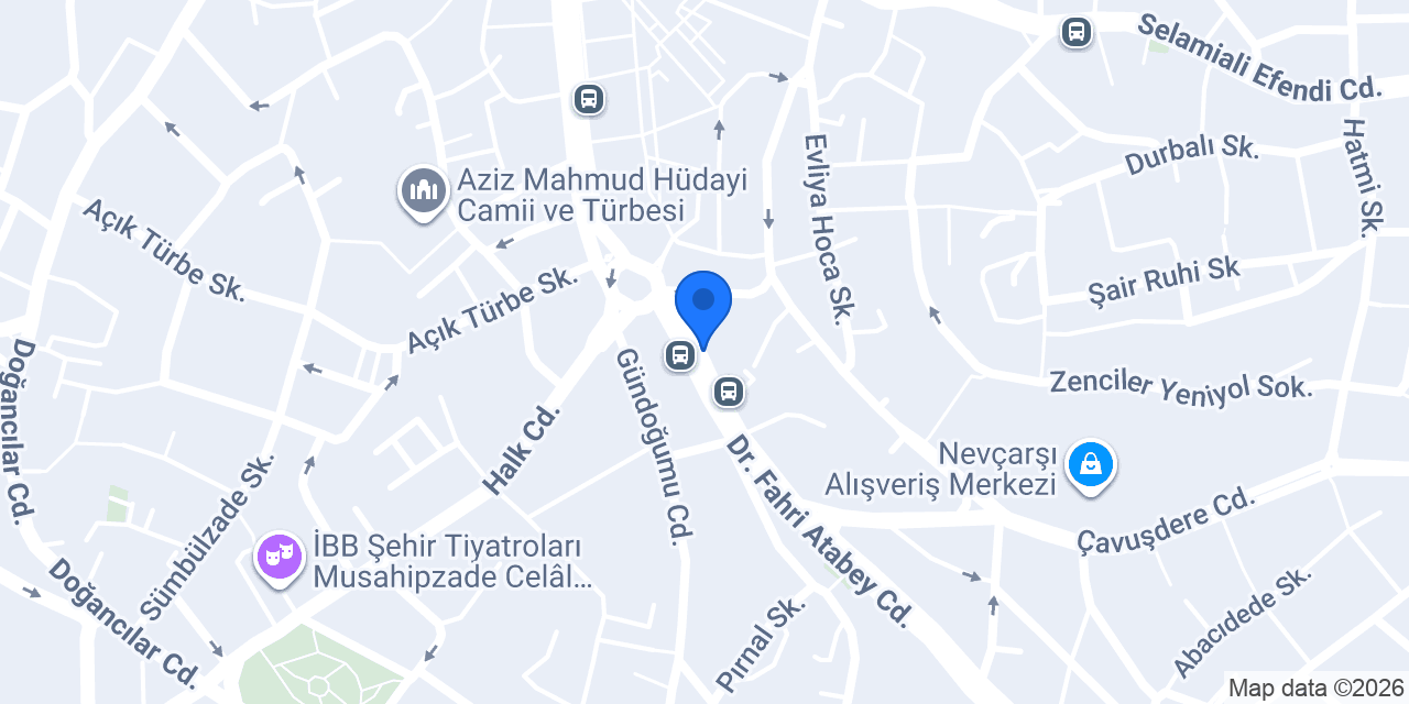 QNB Üsküdar Şubesi konumu