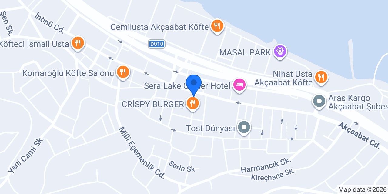 Akçaabat Pilavcısı konumu