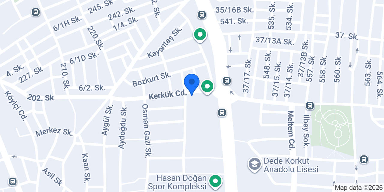 Özel Meva Anaokulu konumu
