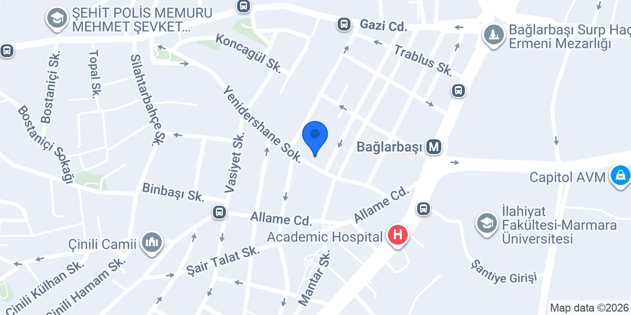 Üsküdar Halk Eğitim Merkezi konumu
