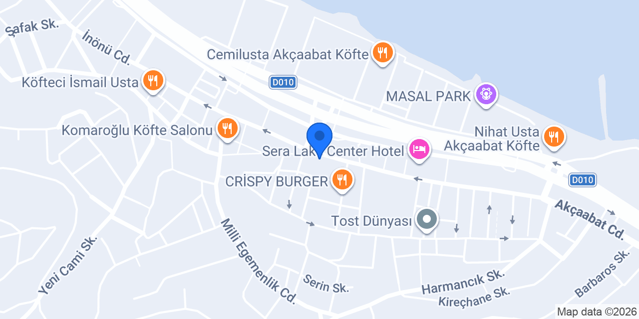 FuzulEv Trabzon Akçaabat Şube konumu