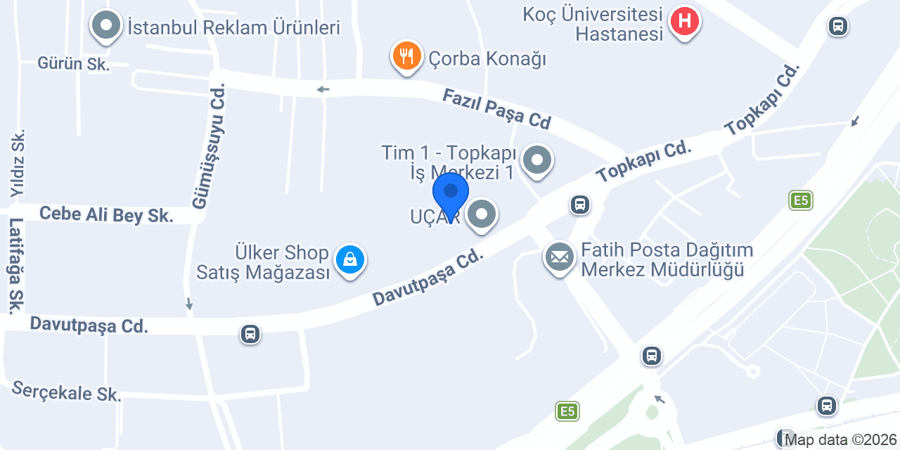 Kristal Atölyesi konumu