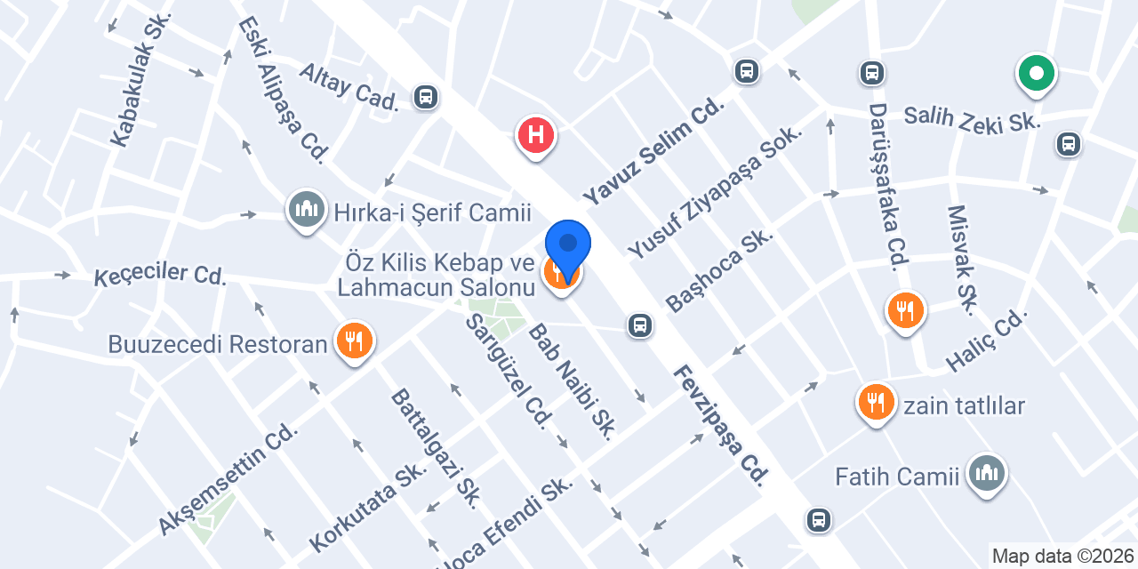 Hotel Fatih konumu