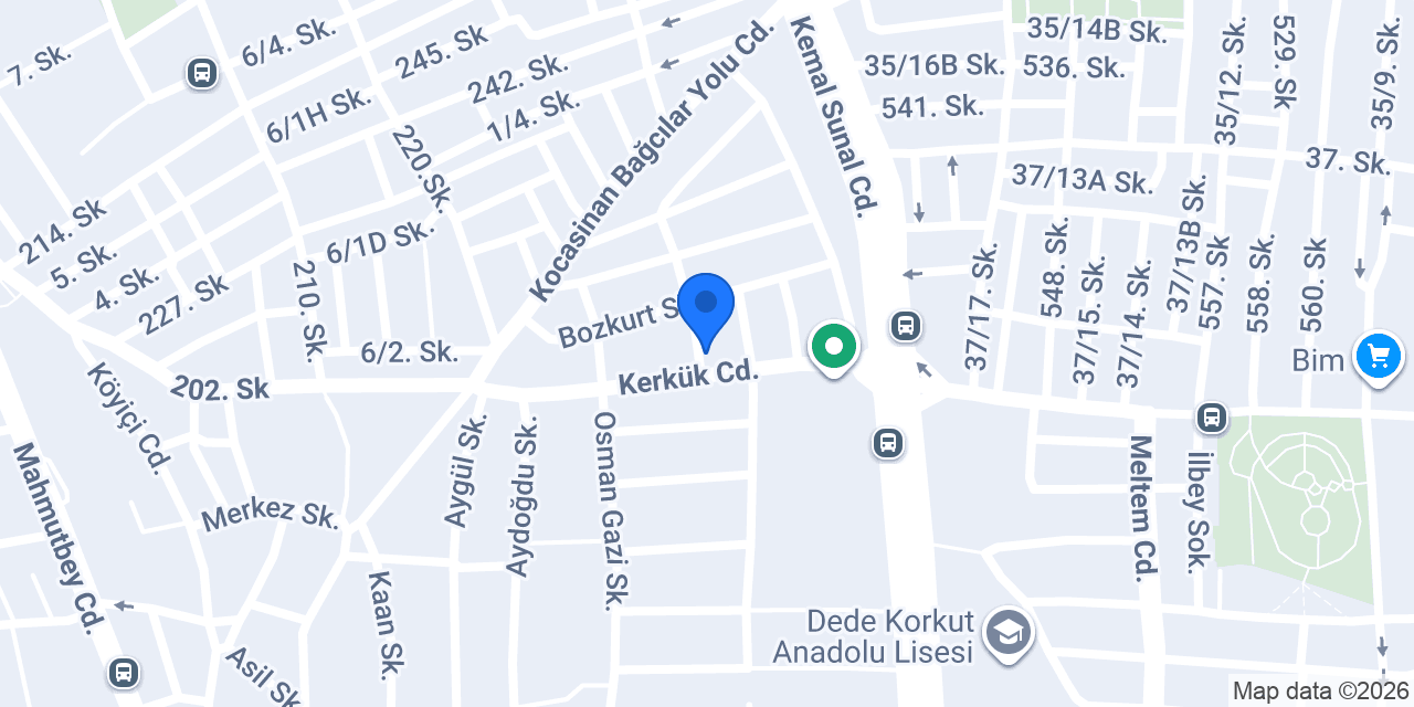 Bahçelievler Mobilya (MDM) konumu