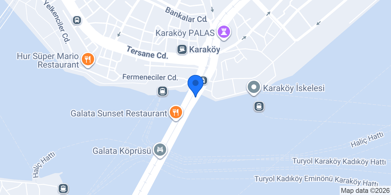 Dersaadet Restaurant konumu