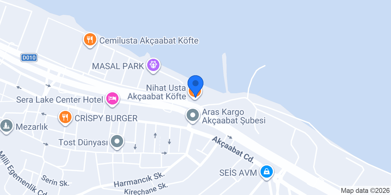 Nihat Usta Akçaabat Köfte konumu
