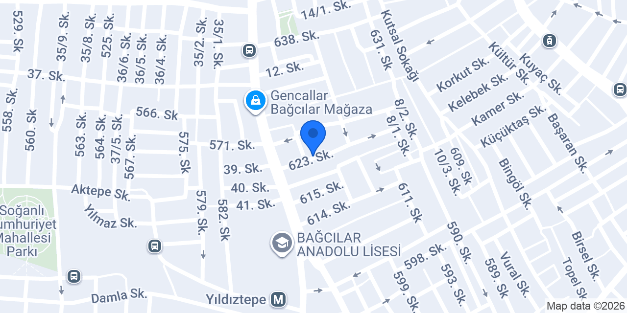 Kaplan Motorlu Vasıtalar konumu