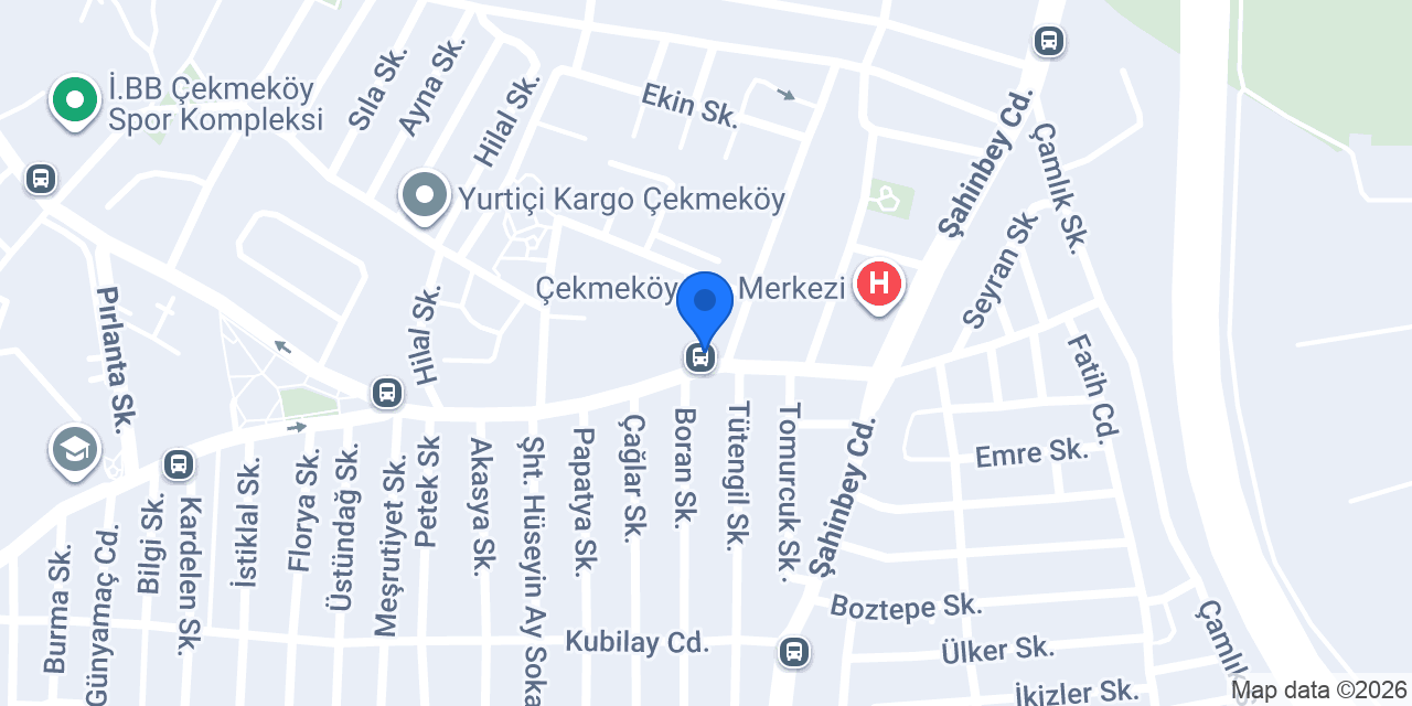 Atak Büfem konumu