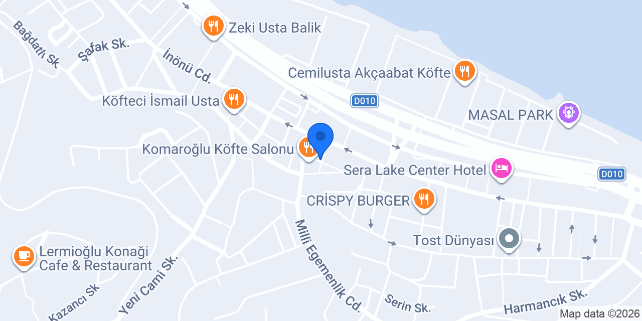 Altın Fast Food konumu