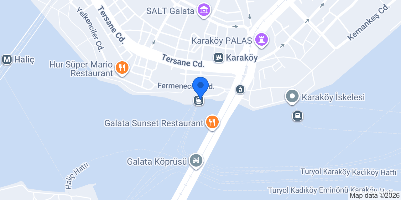 Turyol Karaköy İskelesi konumu