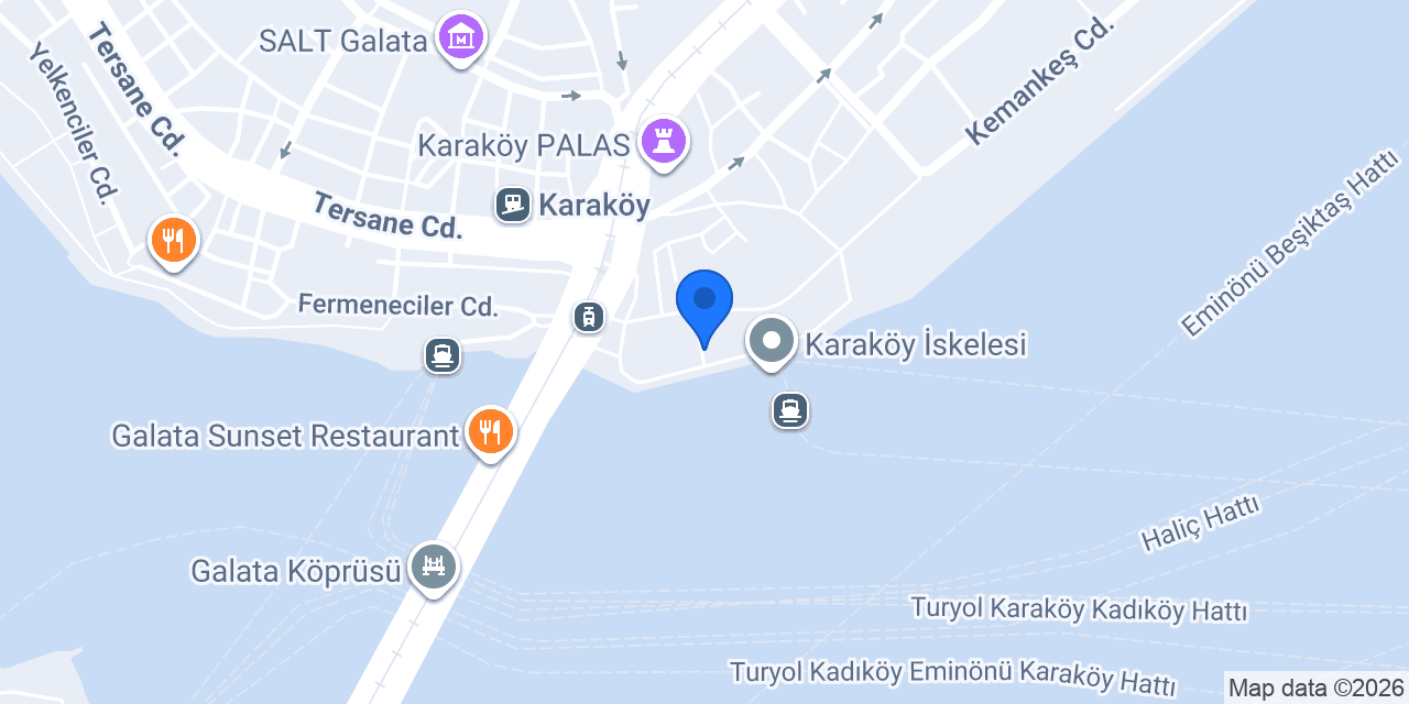 Pangu Karaköy konumu