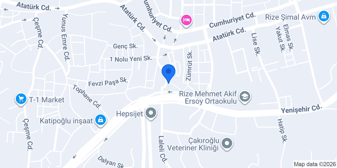Bahar Mobilya konumu