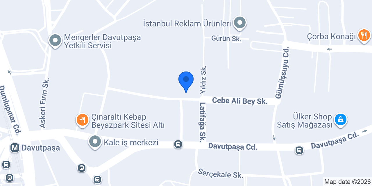 Uğur Okulları Topkapı Kampüsü konumu