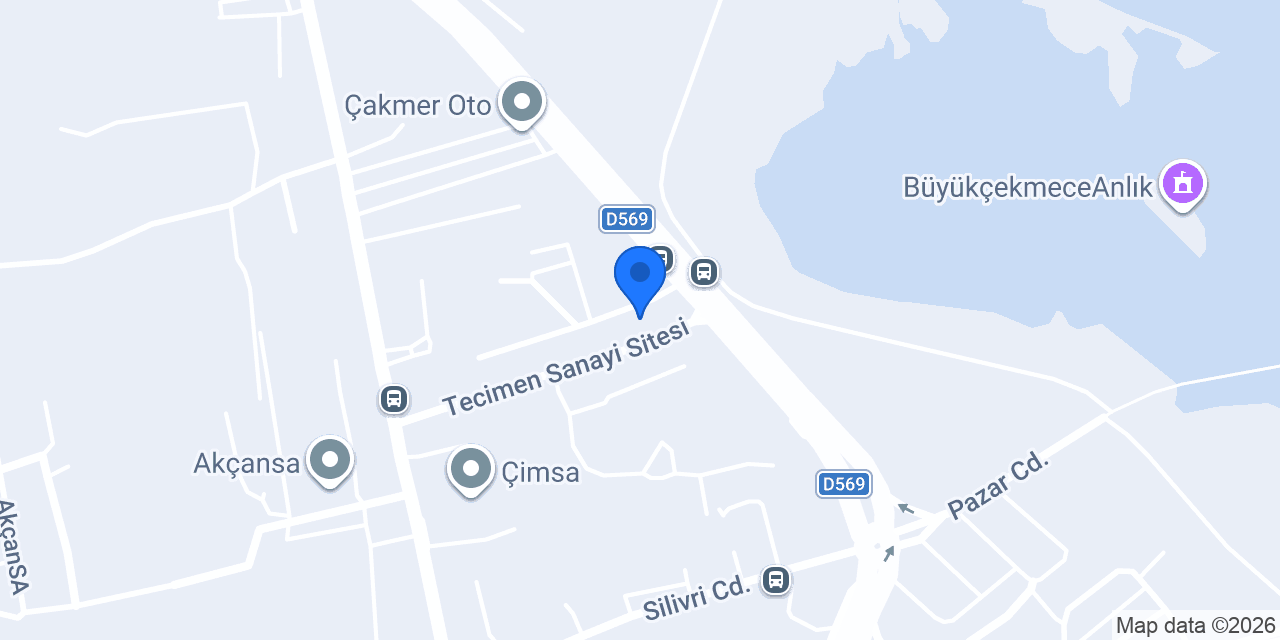 Öz Azim Teknik Hırdavat konumu